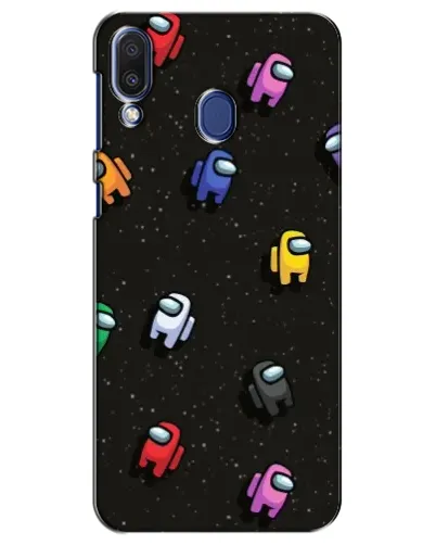 Чехол для Samsung Galaxy M20 (M205) с картинкой «Космический паттерн Among Us» Чехол для Samsung Galaxy M20 (M205) с картинкой «Космический паттерн Among Us»