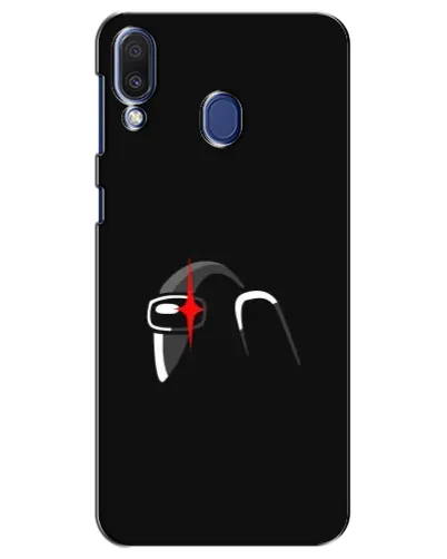 Чехол для Samsung Galaxy M20 (M205) с картинкой «Among Us шлем» Чехол для Samsung Galaxy M20 (M205) с картинкой «Among Us шлем»