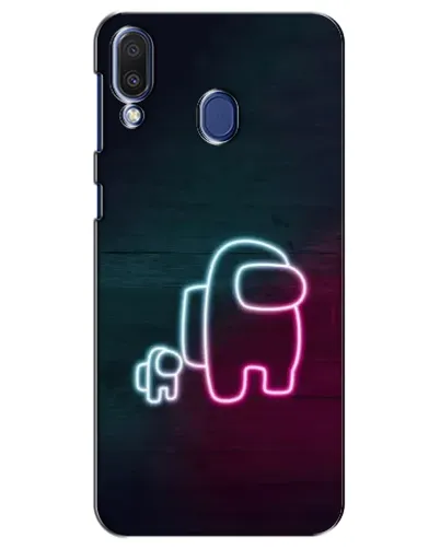 Чехол для Samsung Galaxy M20 (M205) с картинкой «Among Us неон-арт» Чехол для Samsung Galaxy M20 (M205) с картинкой «Among Us неон-арт»