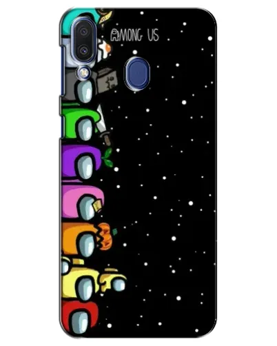 Чехол для Samsung Galaxy M20 (M205) с картинкой «Команда Among Us» Чехол для Samsung Galaxy M20 (M205) с картинкой «Команда Among Us»