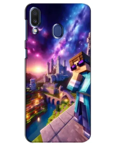 Чехол для Samsung Galaxy M20 (M205) с картинкой «Стив и космос»