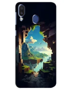 Чехол для Samsung Galaxy M20 (M205) с картинкой «Вид из пещеры»
