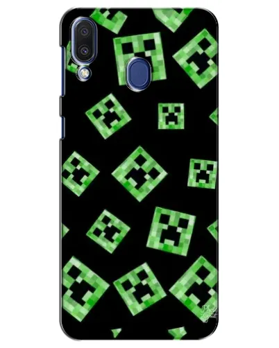 Чехол для Samsung Galaxy M20 (M205) с картинкой «Паттерн с криперами»