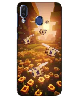 Чехол для Samsung Galaxy M20 (M205) с картинкой «Поле подсолнухов»