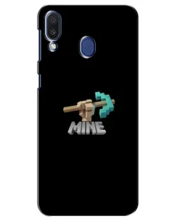 Чехол для Samsung Galaxy M20 (M205) с картинкой «Алмазная кирка»