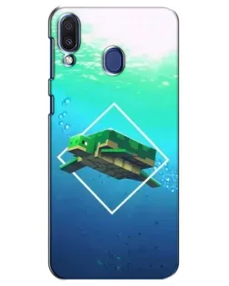 Чохол для Samsung Galaxy M20 (M205) з картинкою «Черепаха Minecraft»