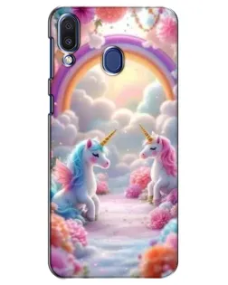 Чехол для Samsung Galaxy M20 (M205) с картинкой «Радуга и единороги» Чехол для Samsung Galaxy M20 (M205) с картинкой «Радуга и единороги»