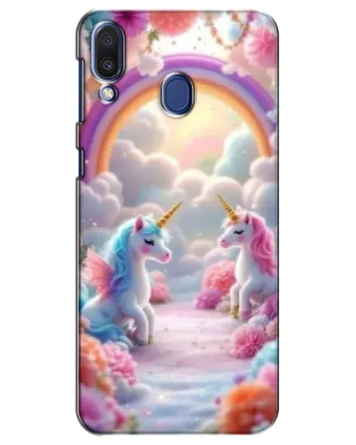Чехол для Samsung Galaxy M20 (M205) с картинкой «Радуга и единороги» Чехол для Samsung Galaxy M20 (M205) с картинкой «Радуга и единороги»