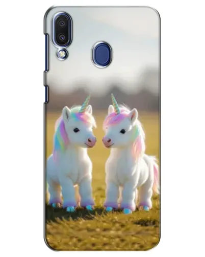 Чехол для Samsung Galaxy M20 (M205) с картинкой «Пара единорогов» Чехол для Samsung Galaxy M20 (M205) с картинкой «Пара единорогов»