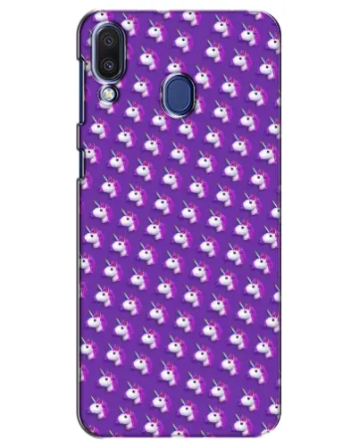 Чехол для Samsung Galaxy M20 (M205) с картинкой «Единороги на фиолетовом» Чехол для Samsung Galaxy M20 (M205) с картинкой «Единороги на фиолетовом»