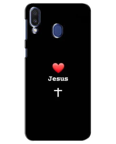 Чехол для Samsung Galaxy M20 (M205) с картинкой «Сердце - Jesus»