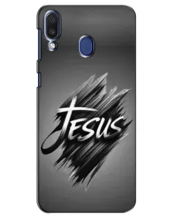 Чехол для Samsung Galaxy M20 (M205) с картинкой «Надпись Jesus Graffiti»