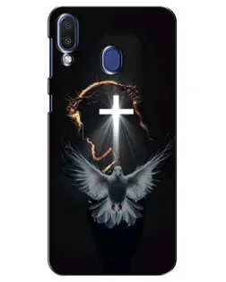 Чехол для Samsung Galaxy M20 (M205) с картинкой «Голубь и Свет»