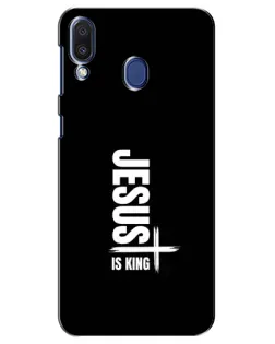 Чехол для Samsung Galaxy M20 (M205) с картинкой «Вертикаль веры Jesus»