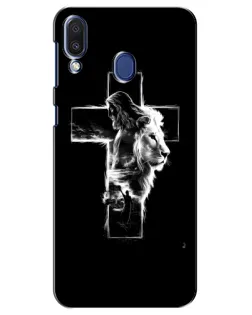 Чохол для Samsung Galaxy M20 (M205) з картинкою «Сяючий хрест Jesus» Чохол для Samsung Galaxy M20 (M205) з картинкою «Сяючий хрест Jesus»