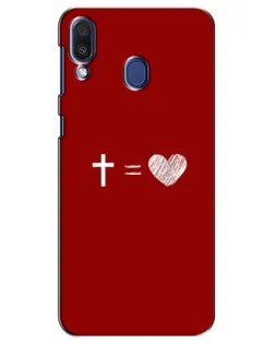 Чохол для Samsung Galaxy M20 (M205) з картинкою «Рівняння любові» Чохол для Samsung Galaxy M20 (M205) з картинкою «Рівняння любові»