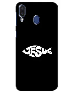 Чохол для Samsung Galaxy M20 (M205) з картинкою «Риба Jesus» Чохол для Samsung Galaxy M20 (M205) з картинкою «Риба Jesus»