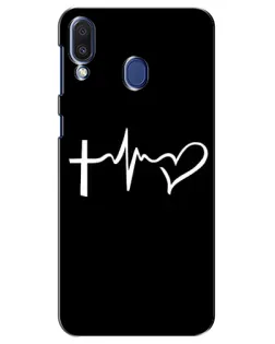 Чохол для Samsung Galaxy M20 (M205) з картинкою «Пульс віри» Чохол для Samsung Galaxy M20 (M205) з картинкою «Пульс віри»