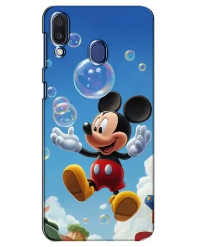 Чехол для Samsung Galaxy M20 (M205) с картинкой «Mickey и мыльные пузыри»