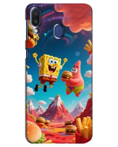 Чехол для Samsung Galaxy M20 (M205) с картинкой «Космический фастфуд» Чехол для Samsung Galaxy M20 (M205) с картинкой «Космический фастфуд»