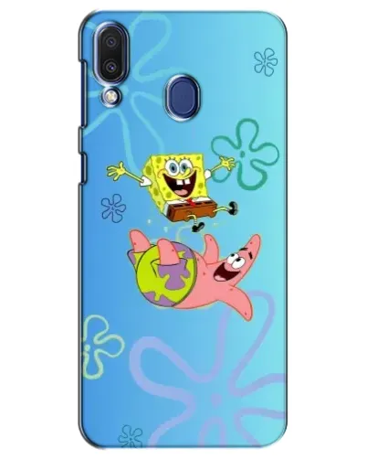 Чехол для Samsung Galaxy M20 (M205) с картинкой «Спанч Боб и Патрик» Чехол для Samsung Galaxy M20 (M205) с картинкой «Спанч Боб и Патрик»