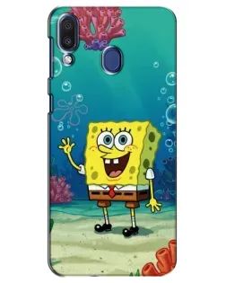 Чехол для Samsung Galaxy M20 (M205) с картинкой «Подводный привет»
