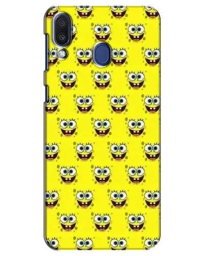 Чехол для Samsung Galaxy M20 (M205) с картинкой «Паттерн Губка Боб» Чехол для Samsung Galaxy M20 (M205) с картинкой «Паттерн Губка Боб»
