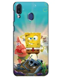 Чехол для Samsung Galaxy M20 (M205) с картинкой «Спанч Боб победитель»