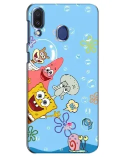 Чехол для Samsung Galaxy M20 (M205) с картинкой «Веселые пузырьки»
