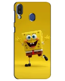 Чехол для Samsung Galaxy M20 (M205) с картинкой «Позитивный Губка Боб»