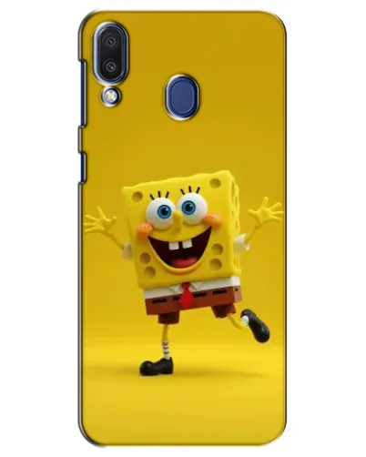 Чехол для Samsung Galaxy M20 (M205) с картинкой «Позитивный Губка Боб» Чехол для Samsung Galaxy M20 (M205) с картинкой «Позитивный Губка Боб»