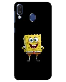 Чехол для Samsung Galaxy M20 (M205) с картинкой «Классический Губка Боб»