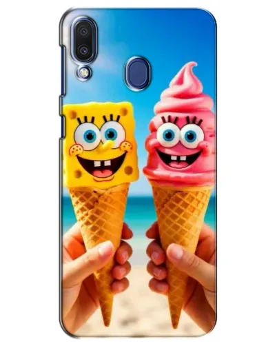 Чехол для Samsung Galaxy M20 (M205) с картинкой «Спанч Боб мороженое» Чехол для Samsung Galaxy M20 (M205) с картинкой «Спанч Боб мороженое»