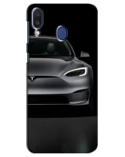 Чехол для Samsung Galaxy M20 (M205) с картинкой «Tesla Model S Look» Чехол для Samsung Galaxy M20 (M205) с картинкой «Tesla Model S Look»