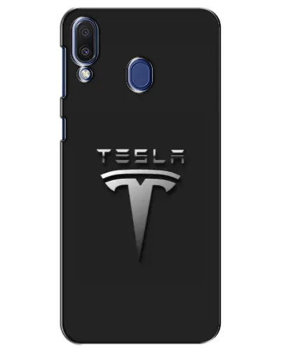 Чехол для Samsung Galaxy M20 (M205) с картинкой «Стальной логотип Tesla» Чехол для Samsung Galaxy M20 (M205) с картинкой «Стальной логотип Tesla»