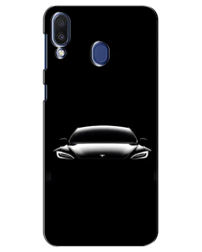 Чехол для Samsung Galaxy M20 (M205) с картинкой «Фары Tesla Night» Чехол для Samsung Galaxy M20 (M205) с картинкой «Фары Tesla Night»