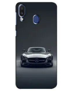 Чехол для Samsung Galaxy M20 (M205) с картинкой «Mercedes на черном»