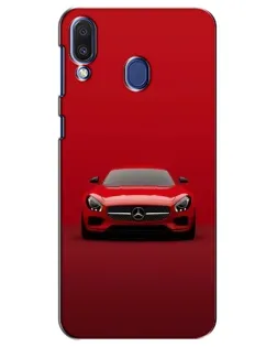 Чехол для Samsung Galaxy M20 (M205) с картинкой «Красный Mercedes AMG»