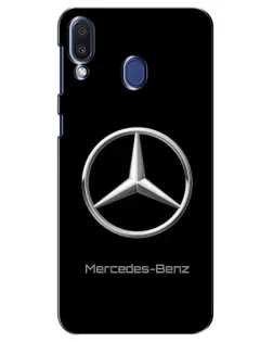 Чехол для Samsung Galaxy M20 (M205) с картинкой «Mercedes Silver Logo»