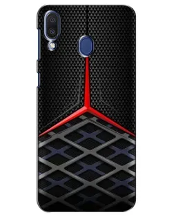 Чехол для Samsung Galaxy M20 (M205) с картинкой «Mercedes Carbon Grid»