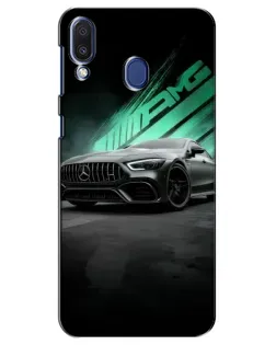 Чехол для Samsung Galaxy M20 (M205) с картинкой «Темный Mercedes AMG»