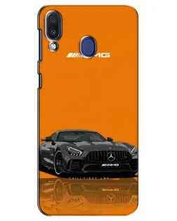 Чехол для Samsung Galaxy M20 (M205) с картинкой «Оранжевый Mercedes AMG»