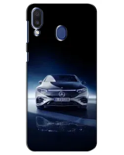 Чехол для Samsung Galaxy M20 (M205) с картинкой «Ночной Mercedes EQ»