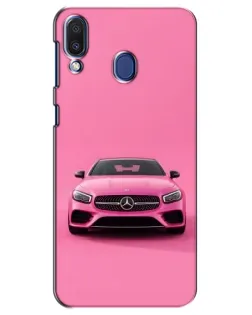 Чохол для Samsung Galaxy M20 (M205) з картинкою «Рожевий Mercedes AMG»