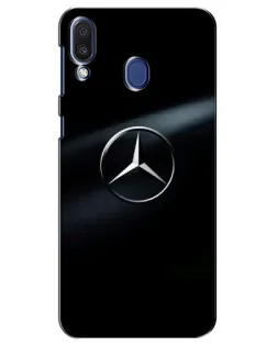 Чохол для Samsung Galaxy M20 (M205) з картинкою «Mercedes на металі»