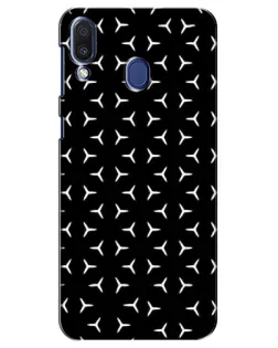 Чохол для Samsung Galaxy M20 (M205) з картинкою «Mercedes паттерн зірок»