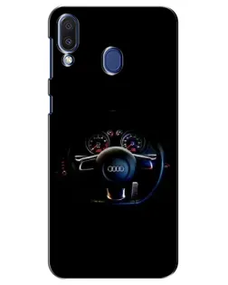 Чехол для Samsung Galaxy M20 (M205) с картинкой «Салон Audi — руль» Чехол для Samsung Galaxy M20 (M205) с картинкой «Салон Audi — руль»
