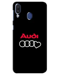 Чохол для Samsung Galaxy M20 (M205) з картинкою «Логотип Audi Heart» Чохол для Samsung Galaxy M20 (M205) з картинкою «Логотип Audi Heart»
