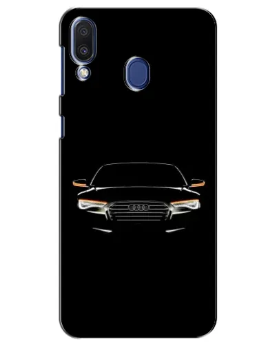 Чехол для Samsung Galaxy M20 (M205) с картинкой «Audi — ночной контур»