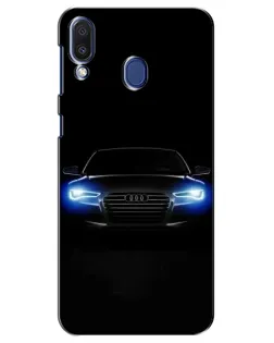 Чехол для Samsung Galaxy M20 (M205) с картинкой «Audi в неоне»